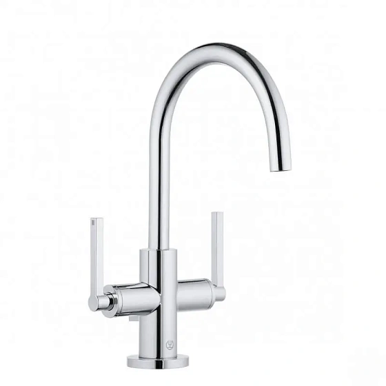 Смеситель для раковины Kludi Nova Fonte Puristic 201180515 с донным клапаном
