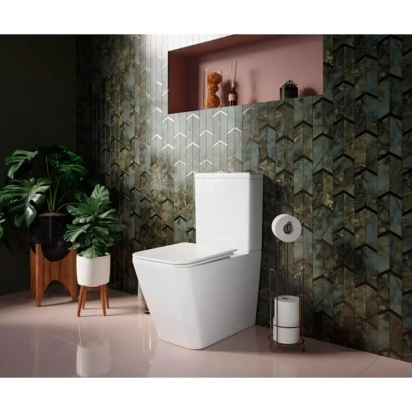 Унитаз-компакт Ceramica Nova Cubic CN1803 безободковый