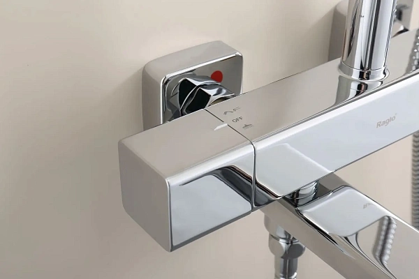 Душевая система с термостатом Raglo R22.26, хром