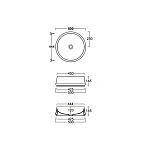 Накладная раковина Simas Sharp SH01bi*0 50 см
