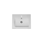 M70AWCC0602WG Spirit V2.0, Раковина мебельная, керамическая, 60 см, встроенная, цвет: белый, глянец