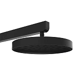 Душевая стойка Vincea Inspire VSFS-3I11MB с изливом, 30см верх душ, черный