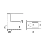 Унитаз-компакт Vincea Q-Line VT2-12, безободковый с микролифтом