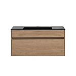 Тумба под раковину Vincea Chiara 1000 подвесная, 1 выкатной ящик soft-close, N.Oak