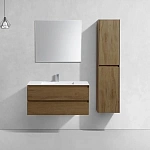 Тумба под раковину Vincea Luka 1000 подвесная, 2 выкатных ящика soft-close, T.Oak