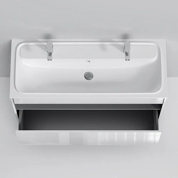 M8FFUX1201WG Func, База с нишей, 1 ящик (pull-out), 120 см, цвет белый глянец