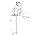 Смеситель для раковины Kludi Pure&Style 400283975