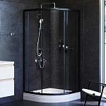 W88G-205-090BT64 X-Joy Twin Slide,  Душевое ограждение без  поддона, 90x90, профиль черный