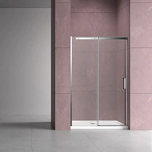 Душевая дверь Vincea Dice VDS-4D160CL, 1600, хром, стекло прозрачное