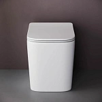Приставной унитаз Ceramica Nova Cubic CN1809 безободковый