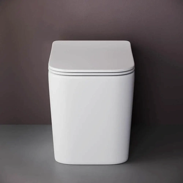 Приставной унитаз Ceramica Nova Cubic CN1809 безободковый