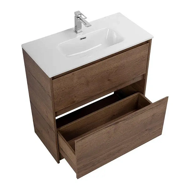 Тумба под раковину напольная BelBagno KRAFT39-600/390-2C-PIA-RT Rovere Tabacco, 60 см