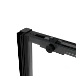 Душевая дверь Vincea Slim Soft VDS-1SS140CLB, 1400, черный, стекло прозрачное
