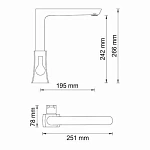 Смеситель для кухни WasserKRAFT Berkel 4807
