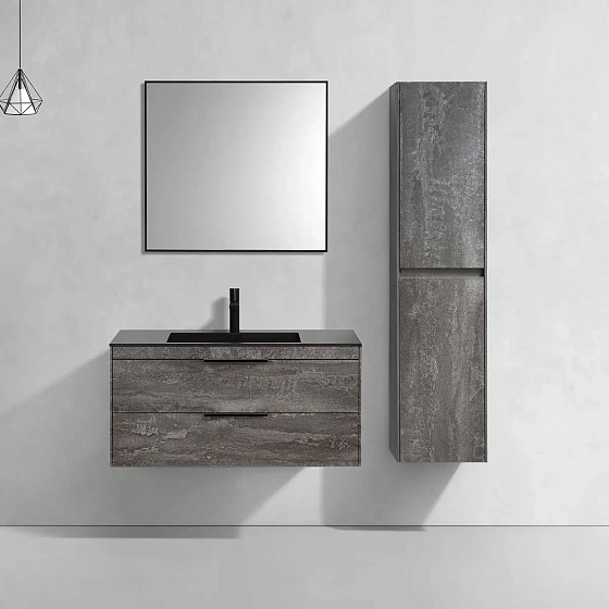 Тумба под раковину Vincea Chiara 2D 1000 подвесная, 2 выкатных ящика soft-close, G.Stone