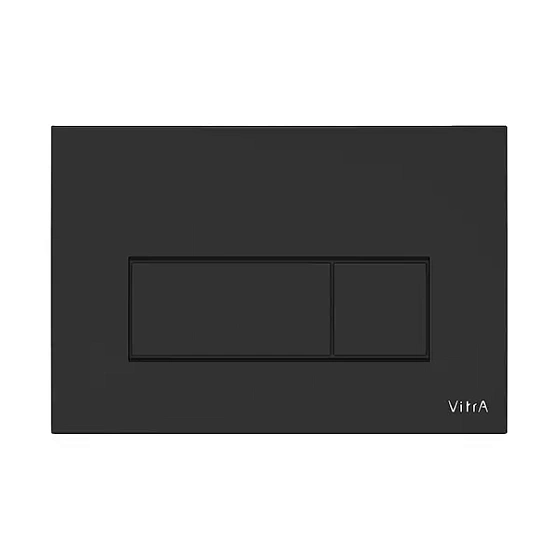 Кнопка смыва VITRA Root Square 740-2311, матовый черный