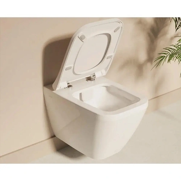 Инсталляция с унитазом VITRA Integra 9856B003-7206 кнопка матовый хром