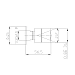 Душевая форсунка Bossini Cubic I00141.030