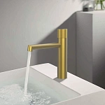 Смеситель для раковины Vincea Desire VBF-1D3BG, золото матовое