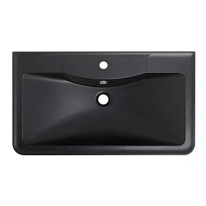 Раковина из искусственного камня BelBagno BB1000/455-LV-ART-ALR-NERO, 100 см