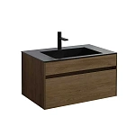Тумба под раковину Vincea Chiara 800 подвесная, 1 выкатной ящик soft-close, T.Oak