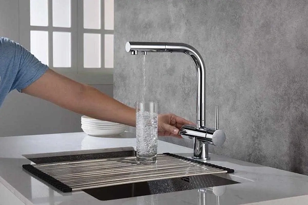 Смеситель для кухни Timo Saona 2356/00FL с каналом для питьевой воды
