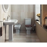 Унитаз-компакт VITRA Serenada 9722B003-7204 с деревянной крышкой