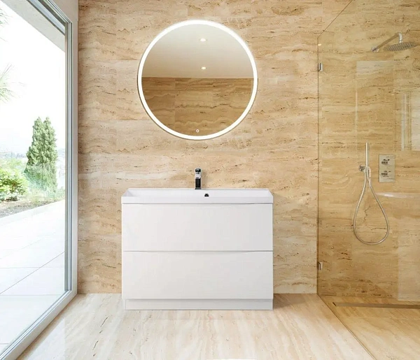 Тумба под раковину напольная BelBagno MARINO-800-2C-PIA-BL-P, 80 см