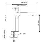 Смеситель для раковины WasserKRAFT Weiba 3103