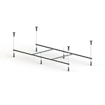 Каркас для ванны AM.PM X-Joy W94A-180-080W-R, 180х80 см