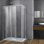 Душевой уголок Vincea Soft VSR-3SO1010CL, 1000*1000, хром, стекло прозрачное