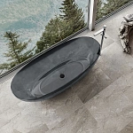 Ванна из полиэфирной смолы Vincea VBT-6T01B 170х75, черная