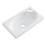 Раковина из искусственного мрамора BelBagno BB-460-PM-LVB, 45.5 см