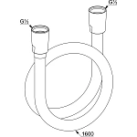 Душевой шланг 160 см Kludi Suparaflex 6107205-00