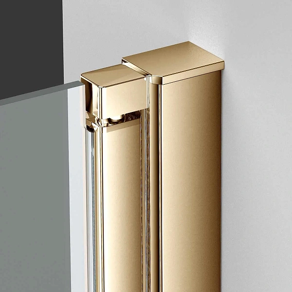 Душевая дверь Vincea Alpha VDP-3AL800CLG , брашированное золото, стекло прозрачное