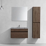Тумба под раковину Vincea Chiara 800 подвесная, 1 выкатной ящик soft-close, R.Oak