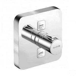 Встраиваемый смеситель для душа с термостатом Kludi Push 389110538