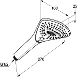 Душевая лейка Kludi Fizz 3S 6770043-00