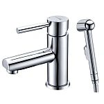 Смеситель для раковины с гигиеническим душем WasserKRAFT Main 4108