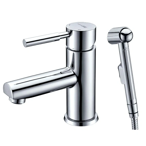 Смеситель для раковины с гигиеническим душем WasserKRAFT Main 4108