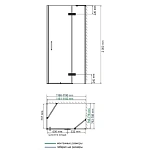 Душевой уголок WasserKRAFT Aller 120х80 см 10H06R