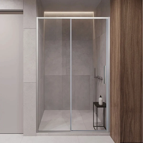 Душевая дверь Vincea Slim-U VDS-2SU110CL, 1100, хром, стекло прозрачное