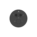 Душевой комплект Vincea Inspire VSFW-3I22MT2RMB встраиваемый, термостатический, двухрежимный, черный