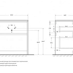 Тумба под раковину напольная BelBagno KRAFT-800-2C-PIA-RT Rovere Tabacco, 80 см