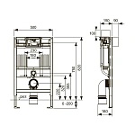 Инсталляция для унитаза Tece TECEprofil 9300380