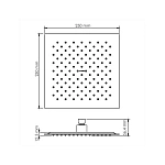 Верхний душ WasserKRAFT A198