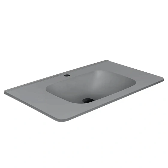 Раковина Vincea VCB-2VP800G из искусственного камня, цвет серый