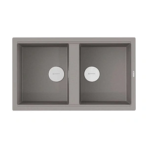 Omoikiri Kitagawa 86-2-GR Artceramic/leningrad grey