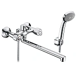 Смеситель для ванны с длинным изливом WasserKRAFT Amper 2902L с душем