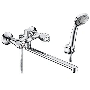 Смеситель для ванны с длинным изливом WasserKRAFT Amper 2902L с душем